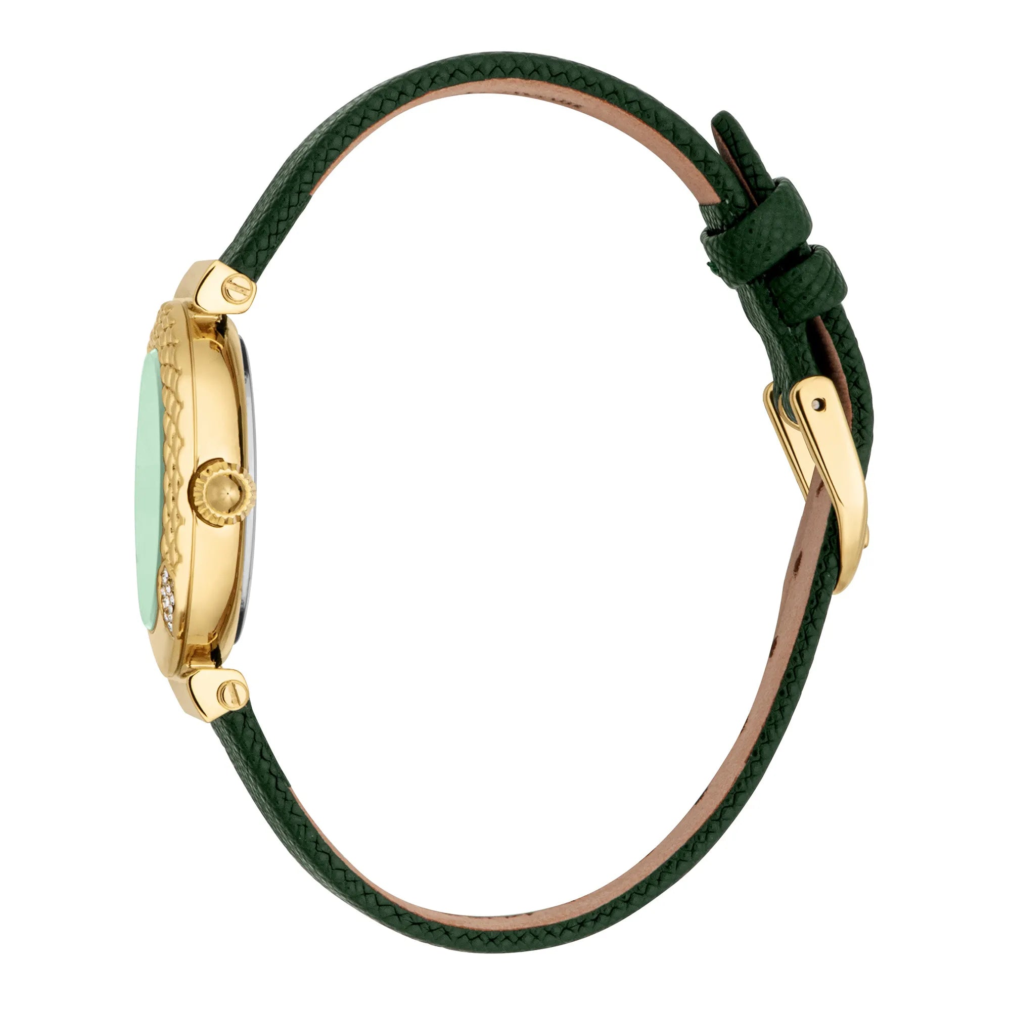 Just Cavalli Mistero Snake Leather Yellow Gold Green - Image 2