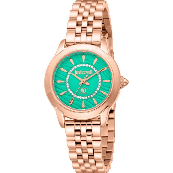 Just Cavalli Allegra Rose Gold Turquoise