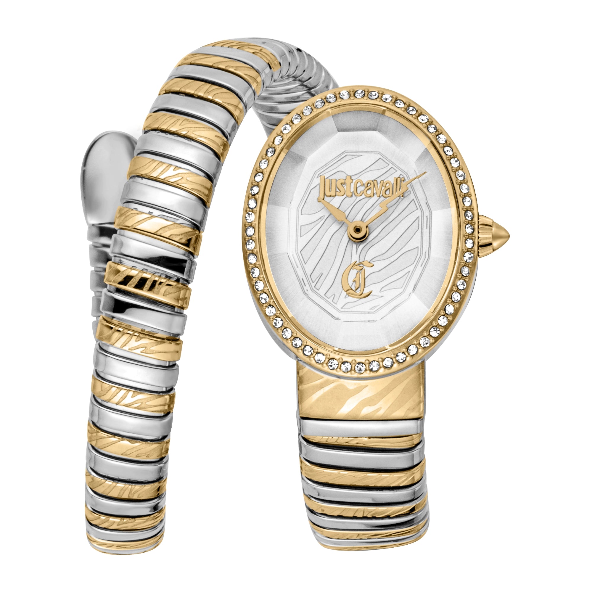 Just Cavalli Velina Silver Yellow Gold