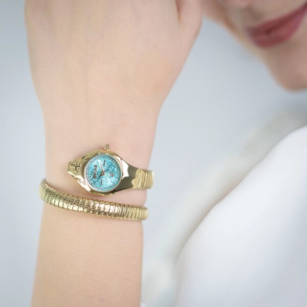 Just Cavalli Fiore Yellow Gold Turquoise - alternate view