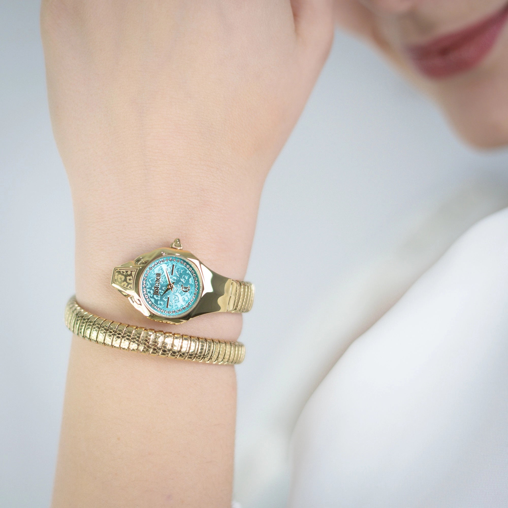 Just Cavalli Fiore Yellow Gold Turquoise - Image 2