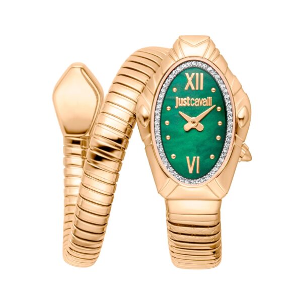 Just Cavalli Lirica Yellow Gold Green