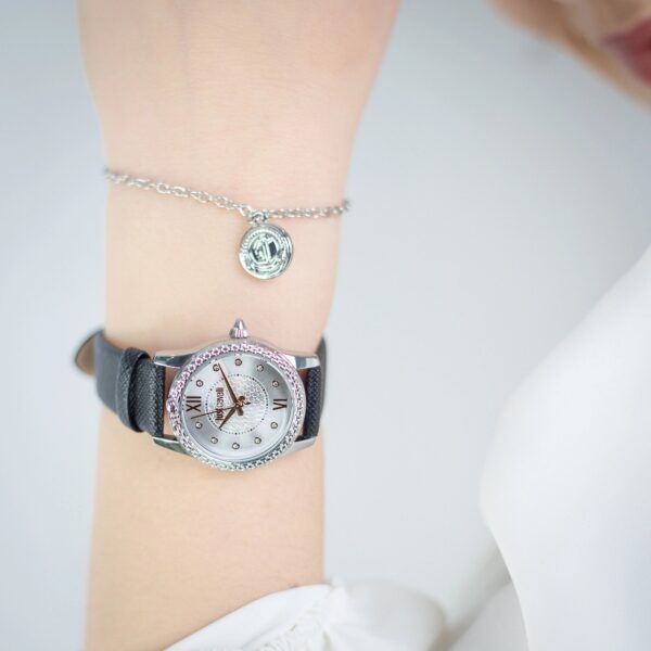 Just Cavalli Sublime Animalier Leather Black Silver - alternate view