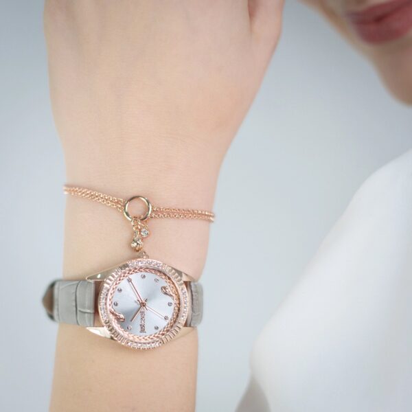 Just Cavalli Vittoria Glam Leather Grey RG - alternate view