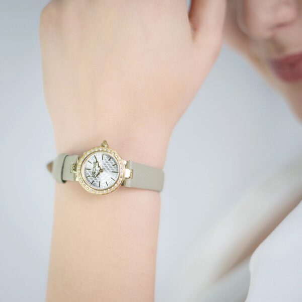 Just Cavalli Serenita Mini Leather Beige YG Silver - alternate view