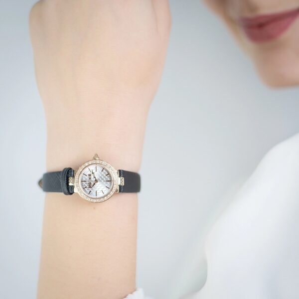 Just Cavalli Serenita Mini Leather Black RG Silver - alternate view