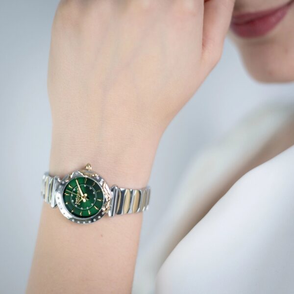 Just Cavalli Stella Snake Two Tones YG Green - alternate view