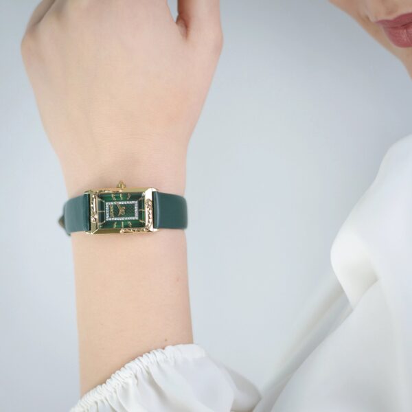 Just Cavalli Dolcezza Snake Leather Green YG - alternate view