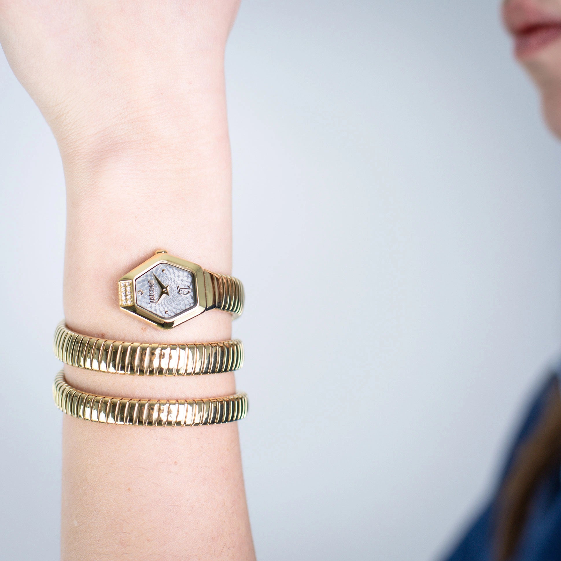 Just Cavalli Romina Yellow Gold Silver - Image 2