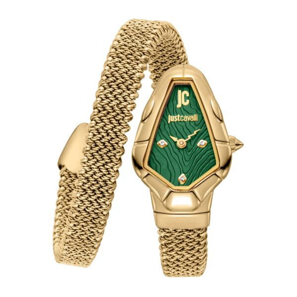 Just Cavalli Fiamma Yellow Gold Green